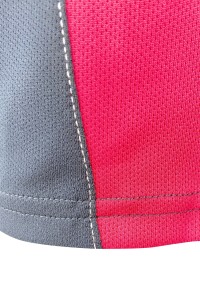 Design Half Chest Zip Red Corporate Collar Printed Logo Mesh Sweatshirt Women's Sweatshirt Slim Fit Slim Waist W219 detail view-6
